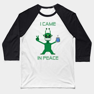 I came in peace - Alien Baseball T-Shirt